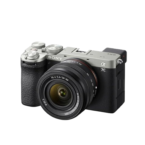 Sony Alpha A7C II Mirrorless Camera Kit with 28–60mm Lens (ILCE-7CM2L) – Silver