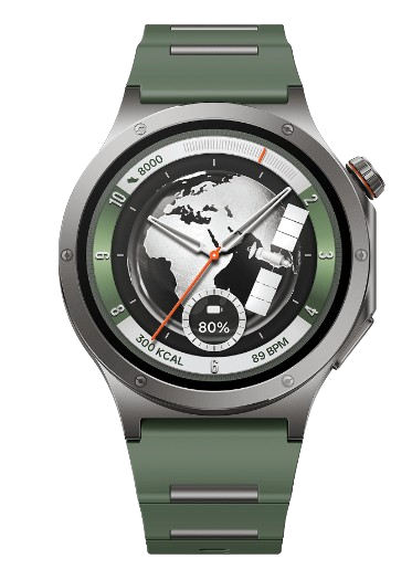 OnePlus Watch 4 (Global, OPWWE261) (Evergreen Titanium)