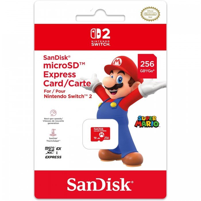 Sandisk microSDHC Express Card (256GB, SDSQXFN-256G-GR6ZN)