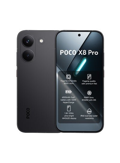 Poco X8 Pro 5G (Global Version) (256GB+8GB, Black)