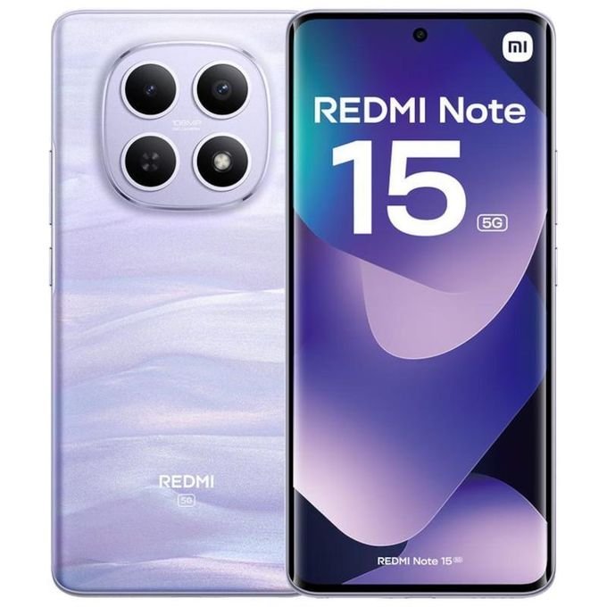Redmi Note 15 5G (Global) (256GB+8GB, Mist Purple)