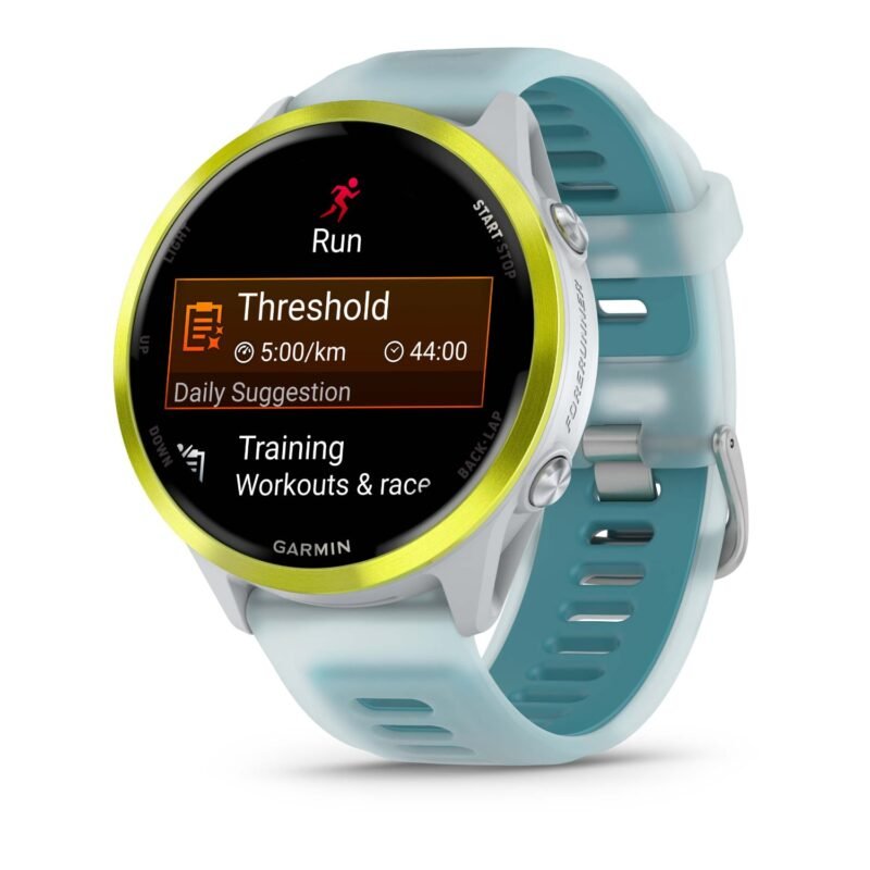 Garmin Forerunner 570 GPS Running Watch 47mm (HK) (Amp Yellow with Turquoise, 010-02971-41)