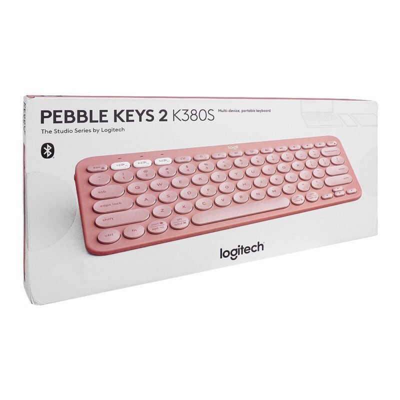 Logitech K380s Wireless Keyboard (Rose, 920-011755)