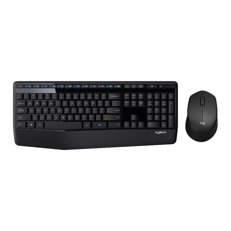 Logitech MK345 Wireless Keyboard and Mouse Combo (Black, 920-012926)