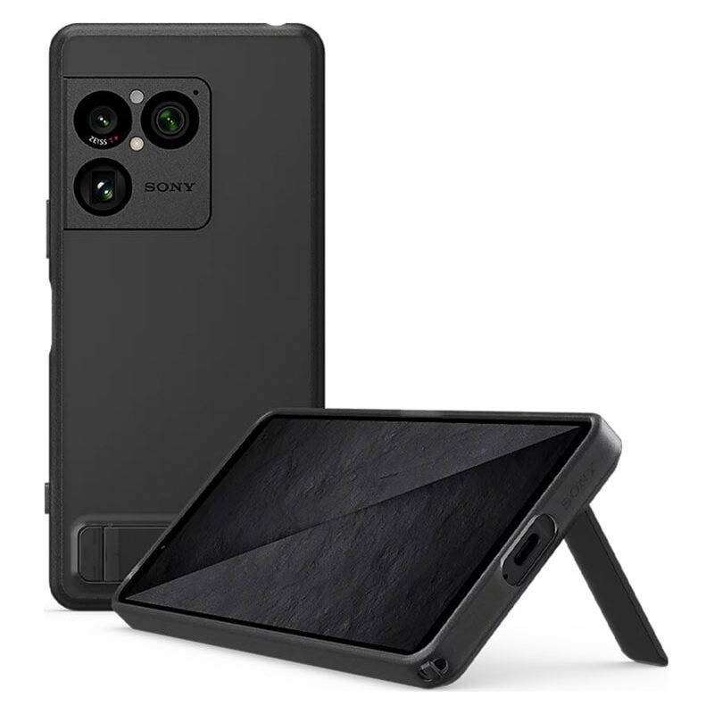 Sony Style Cover with Stand for Xperia 1 VIII (XQZ-CBGE) (Graphite Black)