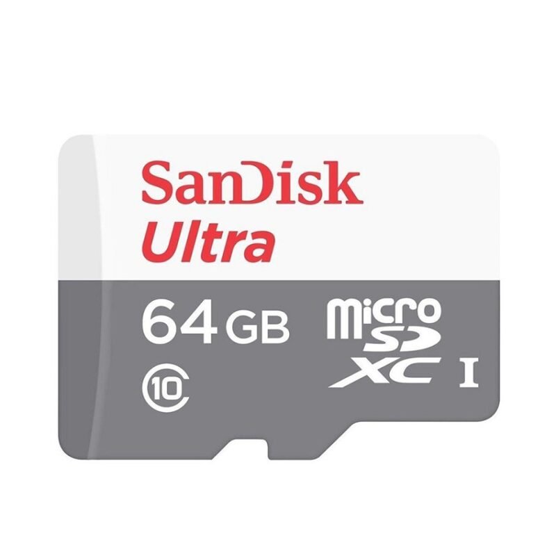 Sandisk microSD Ultra Class 10 (No Adapter) (64GB, SDSQUNR-064G-GN3MN)