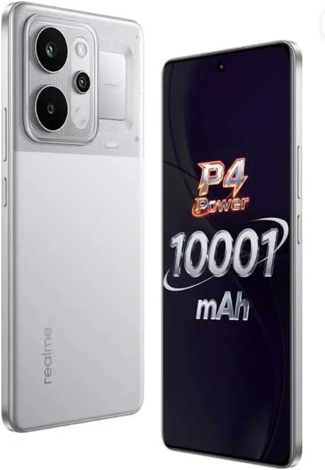 Realme P4 Power 5G Dual SIM (Global) (256GB+8GB, Trans Silver)