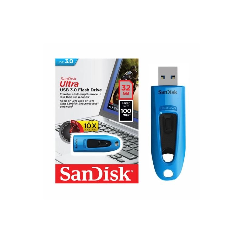 Sandisk Ultra USB 3.0 Flash Drive (32GB, SDCZ48-032G-U46)