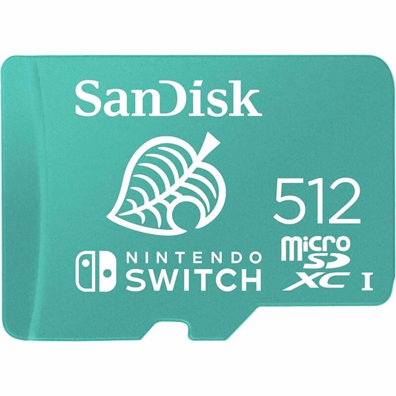 Sandisk UHS-I microSDXC For Nintendo Switch (512GB, SDSQXAO-512G-GN3ZN)