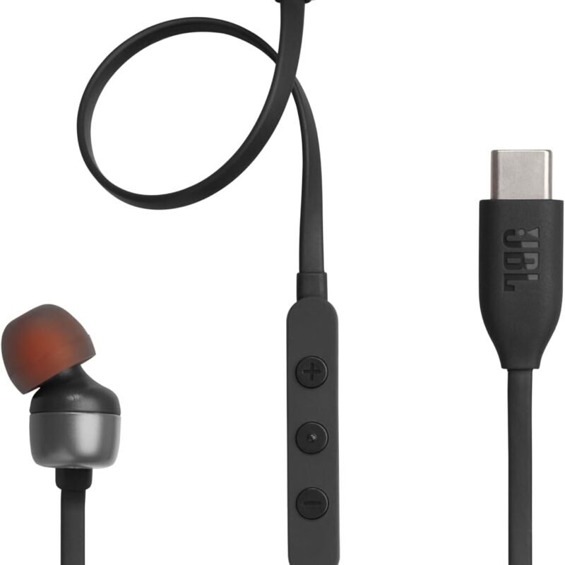 JBL Tune 310C In-Ear Headphones (Black)