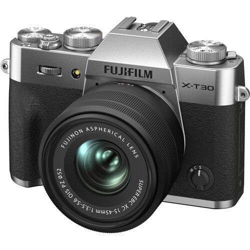 Fujifilm X-T30 II Kit with 15-45mm (Silver) (Black Lens)