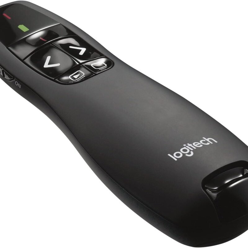 Logitech R800 Wireless Laser Presentation Remote (Black, 910-001360)