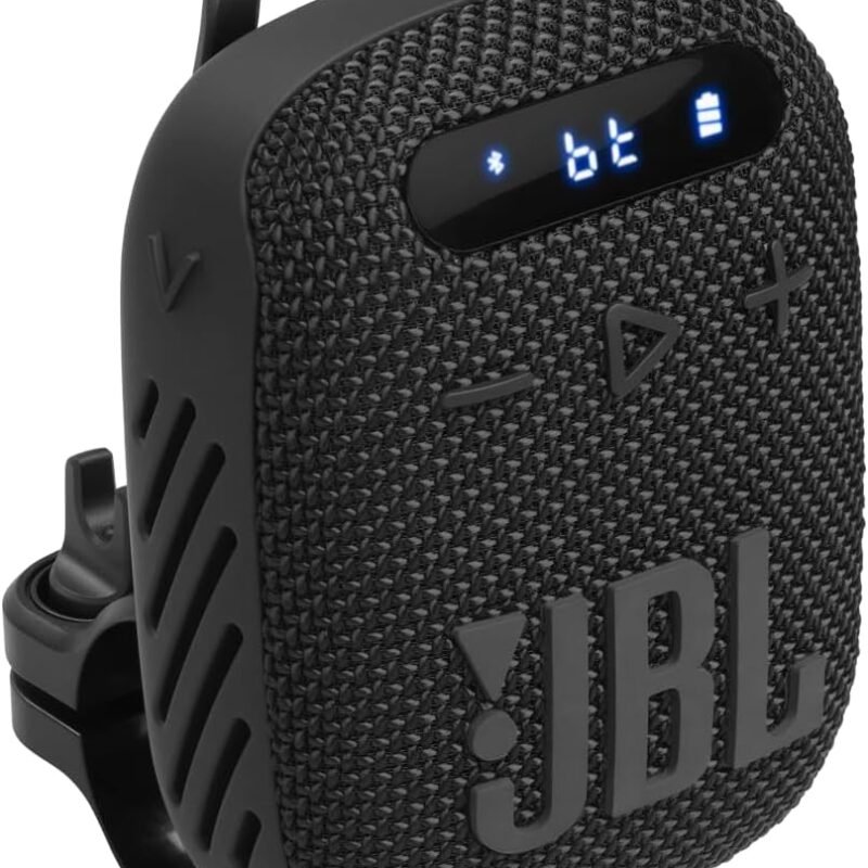 JBL Wind 3 FM Bluetooth Handlebar Speaker (Black)