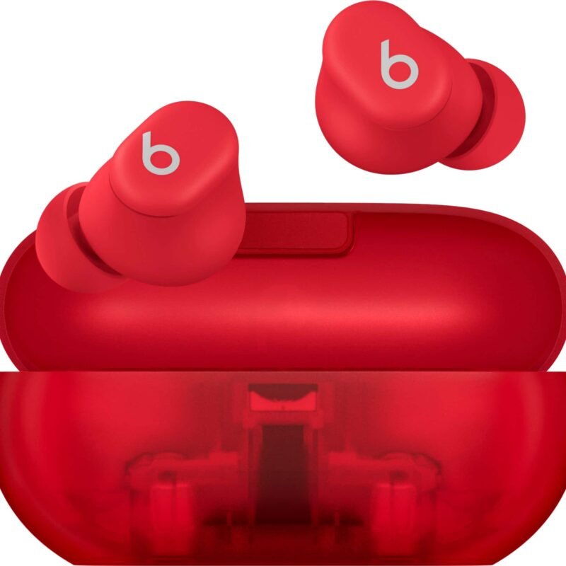 Beats Solo True Wireless Buds (Transparent Red)