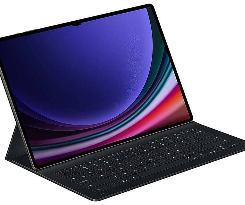 Samsung Book Cover Keyboard Slim for Galaxy Tab S9 Ultra (Black, EF-DX910)