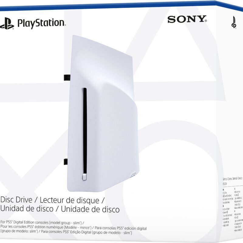 Sony Disc Drive For PS5 Digital Edition Consoles (White)
