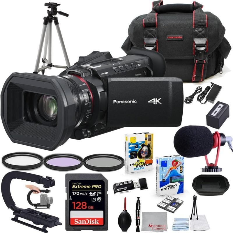 Panasonic HC-X1600 UHD 4K HDMI Camcorder with 24x Zoom