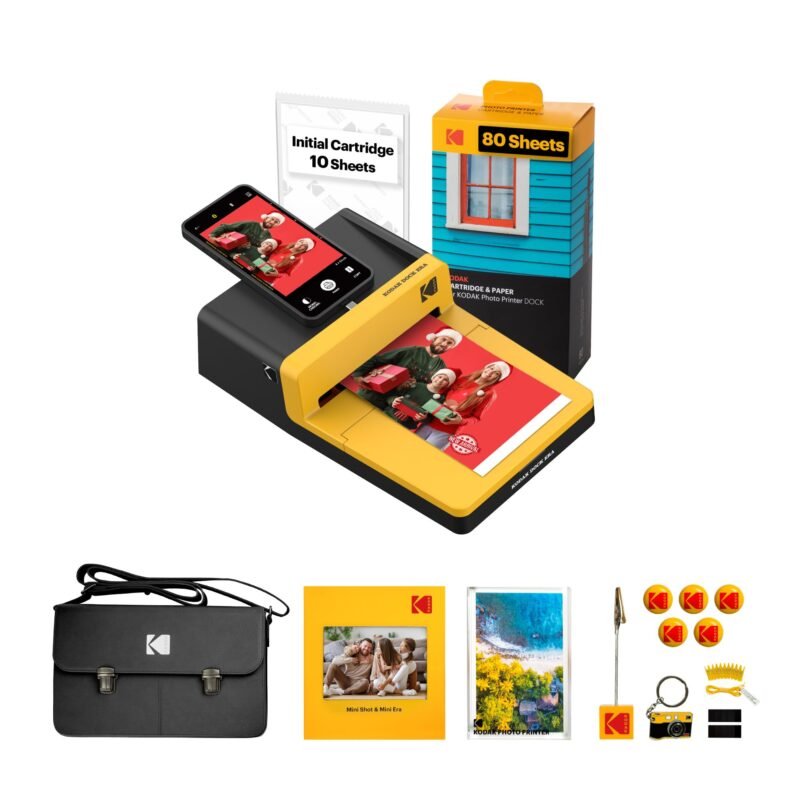 Kodak Dock Plus Instant 4x6 inch  Instant Dock Printer (Yellow, PD460Y)