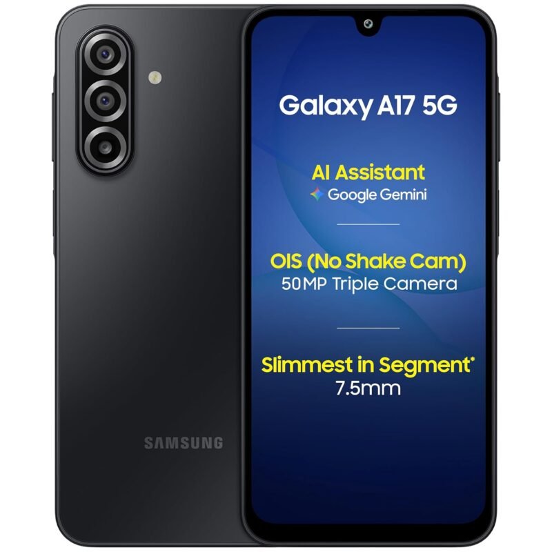 Samsung Galaxy A17 A1760 DS (5G) (256GB+8GB, Black)