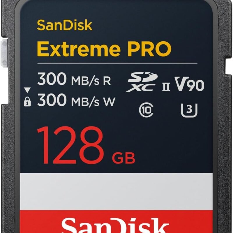 Sandisk Extreme Pro SDXC UHS-II (300mbs) (128GB, SDSDXDM-128G-GN4IN)