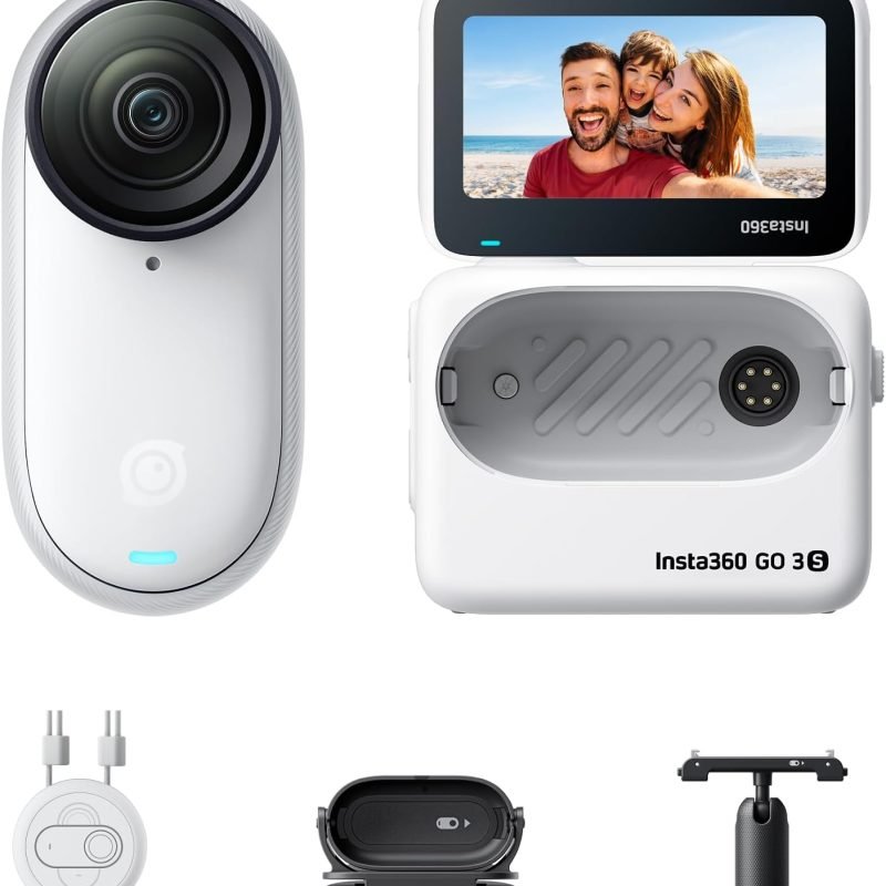 Insta360 GO 3S Action Camera (128GB, Arctic White)