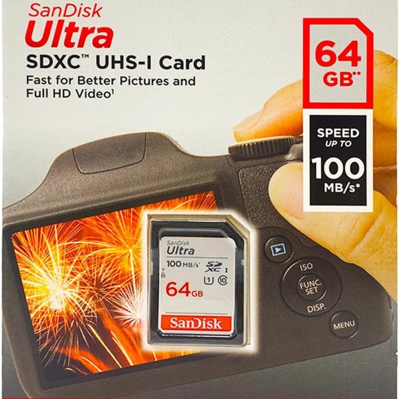 Sandisk Ultra SD UHS-I (64GB, SDSDUNR-064G)