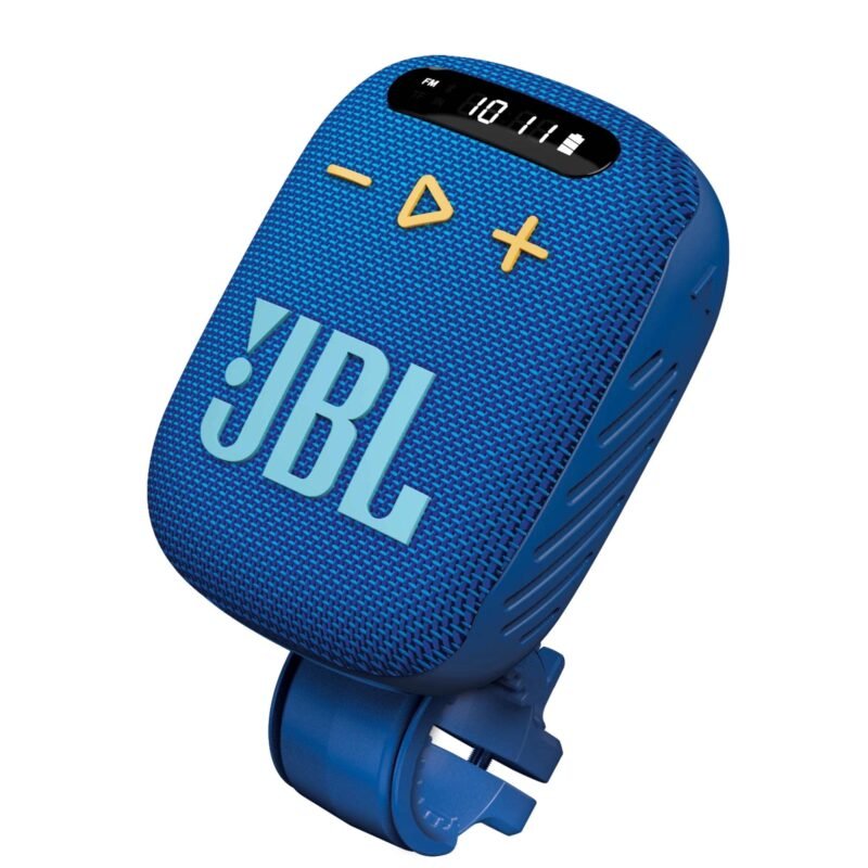 JBL Wind 3 FM Bluetooth Handlebar Speaker (Blue)