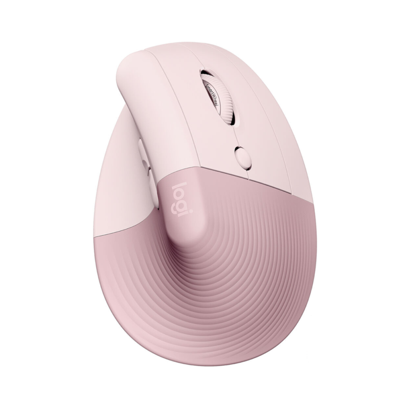 Logitech Lift Ergonomic Mouse (Pink, 910-006487)