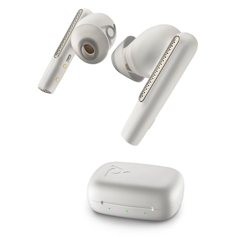 Poly Voyager Free 60 with Basic Charge Case (White, BT700C)