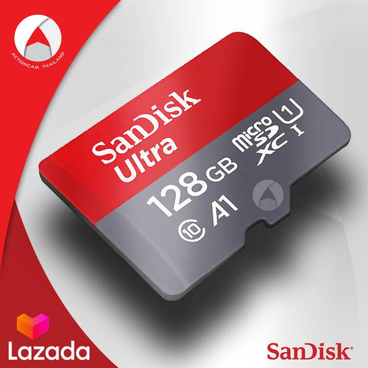 Sandisk Ultra Micro SDXC A1 140mbs (No Adapter) (128GB, SDSQUAB-128G-GN6MN)