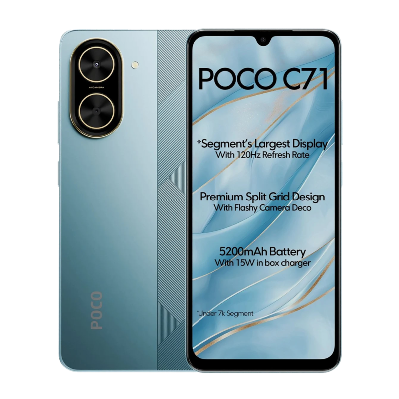 Poco C71 (Global) (64GB+3GB, Blue)