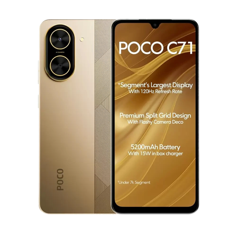 Poco C71 (Global) (64GB+3GB, Gold)