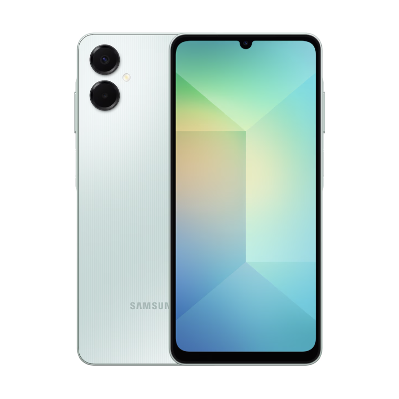 Samsung Galaxy A06 A066B DS (5G) (128GB+4GB, Light Green)