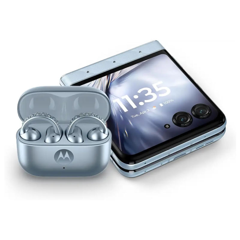 Motorola Razr 60 Swarovski Edition (Moto Buds Loop) (Global, XT2553-1) (256GB+8, Pantone Ice Melt)
