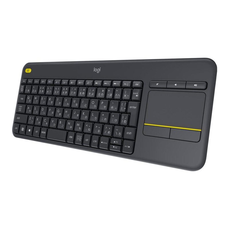 Logitech K400 Plus Wireless Touch TV Keyboard (Black, 920-007173)