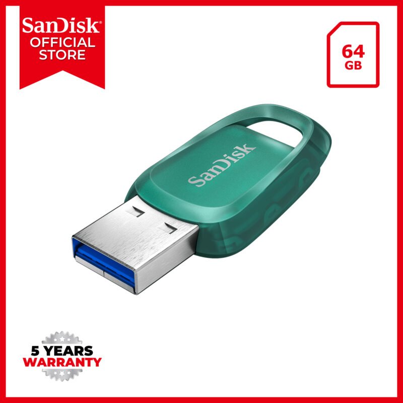 Sandisk Ultra Eco USB 3.2  Flash Drive (64GB, SDCZ96-064G)