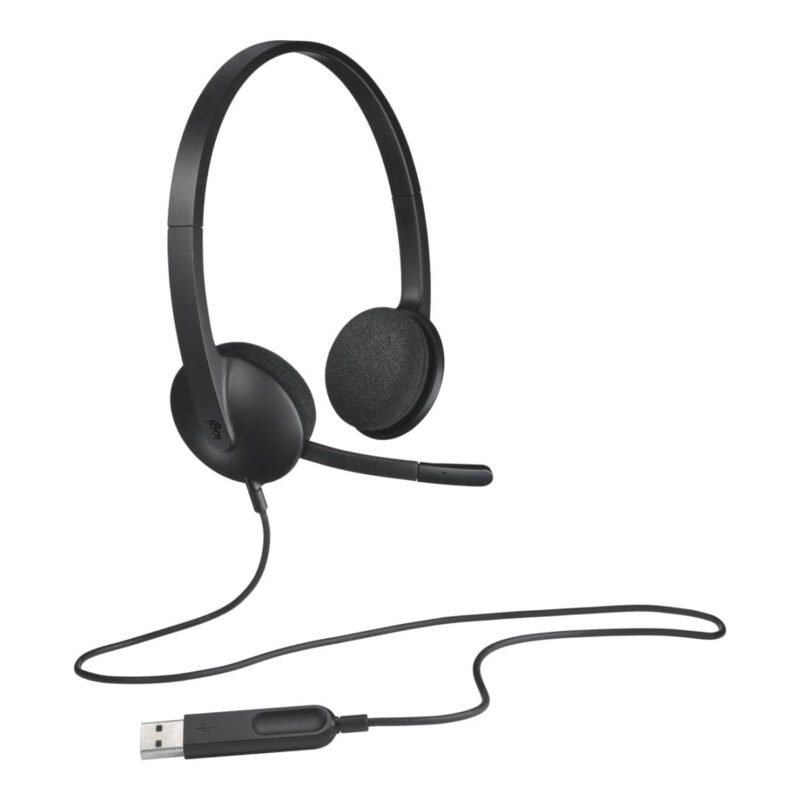 Logitech H340 Headset (Black, 981-000509)