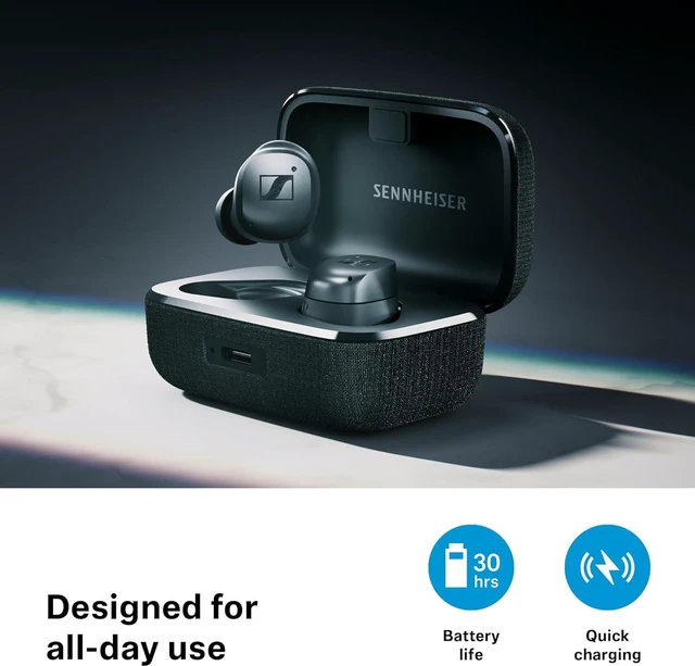 Sennheiser Momentum True Wireless 4 Noise-Canceling In-Ear Headphones (Denim)