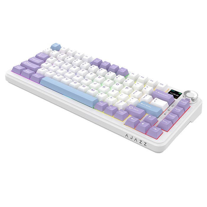 Ajazz AK820 MAX Plus Mechanical Keyboard (Purple White Blue)