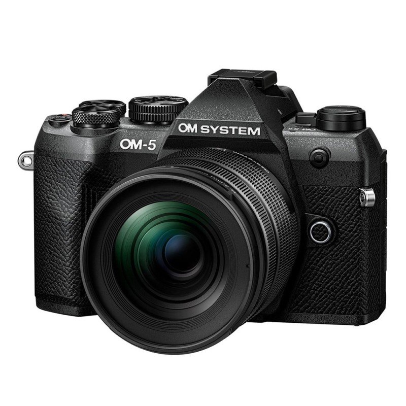 OM System OM-5 Mark II Mirrorless Camera with 12-45mm F/4 Pro Lens (Black)