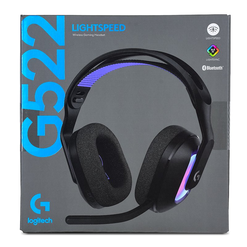 Logitech G522 Lightspeed Wireless Gaming Headset (Black, 981-001545)