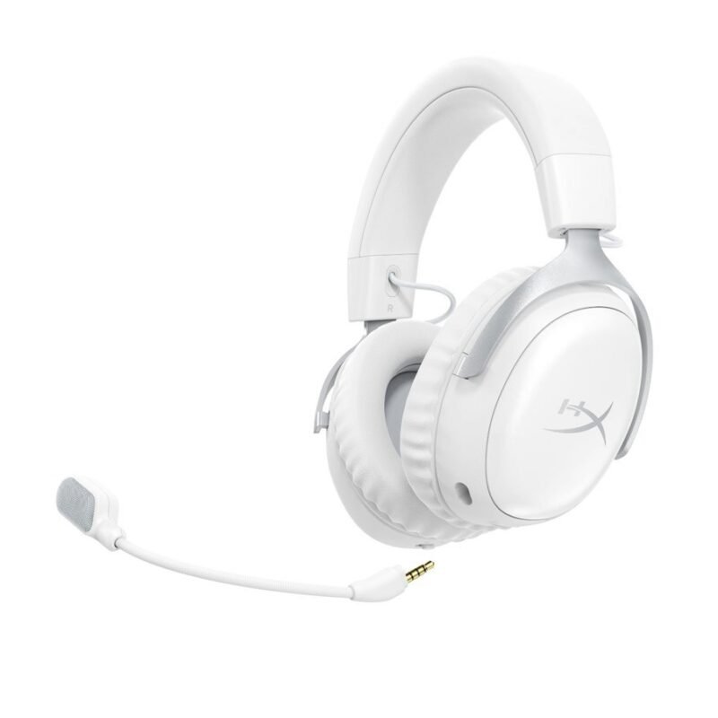HyperX Cloud III S Wireless (White, AX6G1AA)