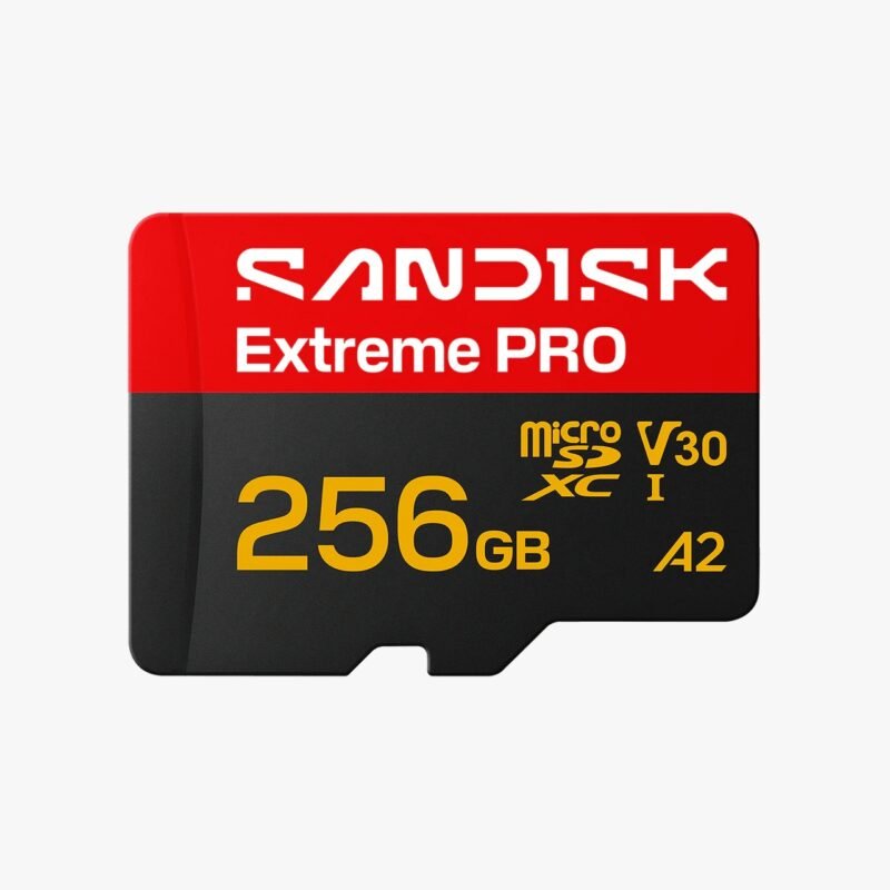 Sandisk Extreme Pro microSD UHS-I Card (256GB, SDSQXCJ-256G-GS6MA)