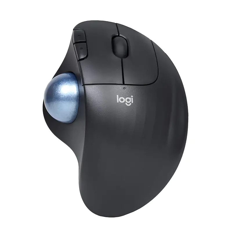 Logitech Ergo M575S Wireless Trackball Mouse (Black, 910-007031)