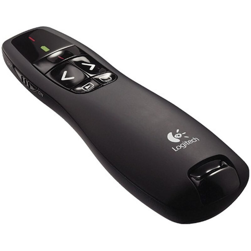Logitech R400 Wireless Laser Presentation Remote (Black, 910-001363)