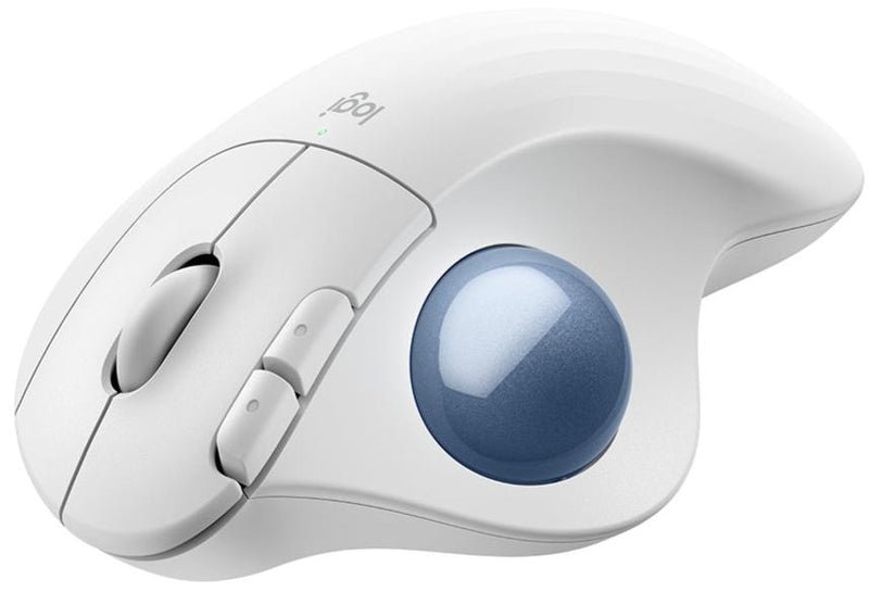 Logitech Ergo M575S Wireless Trackball Mouse (White, 910-007032)
