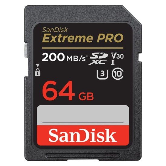 Sandisk Extreme Pro microSDXC (64GB, SDSQXCU-064G-GN6MA)