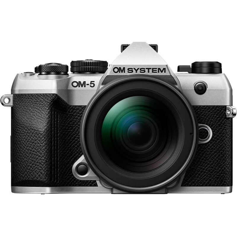 OM System OM-5 Mark II Mirrorless Camera with 12-45mm F/4 Pro Lens (Silver)