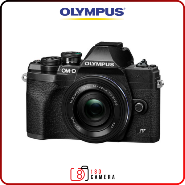 Olympus OM-D E-M10 Mark IV Kit (14-42mm EZ Lens) Black