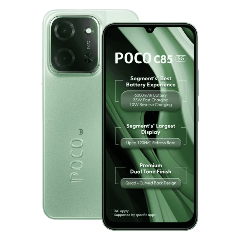 Poco C85 (Global) (128GB+6GB, Green)